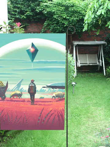 No Man's Sky Garden Flag $24.97