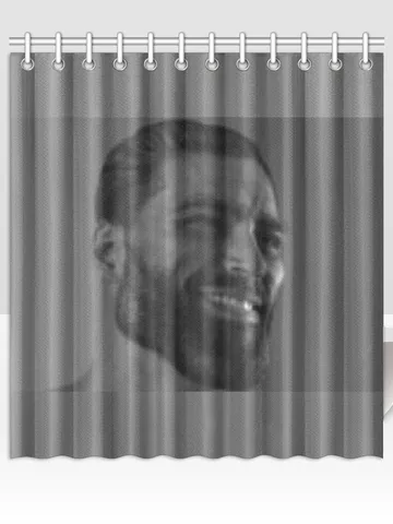 GigaChad Shower Curtain $48.00