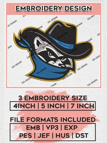 MiLB Quad Cities River Bandits Embroidery Design Files, MiLB Quad Cities River Bandits Logo, Minor League Baseball Logo Embroidery Designs, MiLB embroidery designs, Machine embroidery designs, Digital Download $6.99