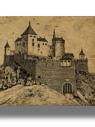 Cachtice Castle. Bloody Countess Elizabeth Bathory. $21.00