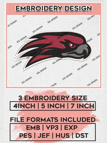 Saint Josephs Hawks Mascot Embroidery Designs, NCAA Logo Embroidery Files, NCAA Saint Josephs Hawks Logo, NCAA Embroidery Designs, Machine Embroidery Designs, Digital Download $6.99