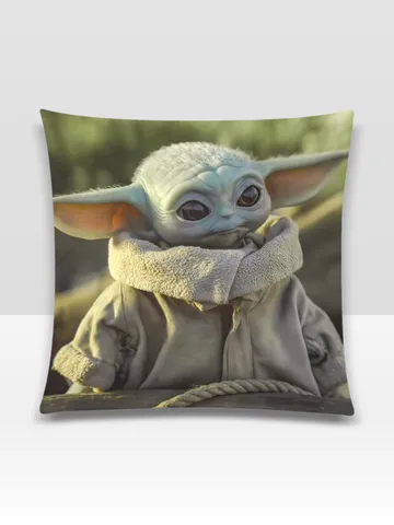 Baby Yoda Pillow Case (2 Sided Print) $30.00