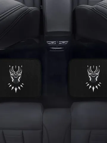 Black Panther Back Car Floor Mats Set of 2 $54.00