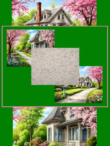 Photophone for a doll's room. 1:12. Digetl.Photo background with the image of nature.