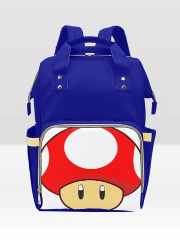 Super Mario Mushroom Diaper Bag Backpack $59.97