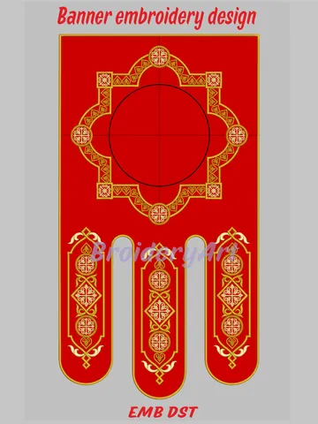 Banner embroidery design $35.00