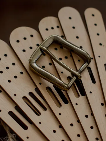 Plywood Leather Belt Template Set: Strap Cutting Stencils