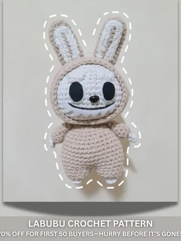 Amigurumi Labubu Crochet Pattern | Crochet Labubu Pattern | Labubu Doll Crochet | Labubu Crochet Pattern | Labubu Plush | Kids Toy Pattern $2.99