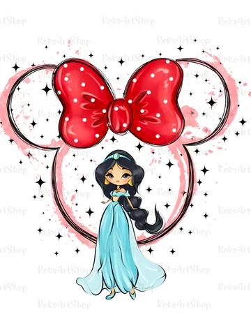 All princess png clipart, watercolor princess Jasmine clipart, magic kingdom illustration, Jasmine T-shirt design, tshirt princess design $2.00