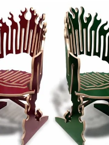 Digital Template Cnc Router Files Parametric Chair Cnc for Wood Laser Cut Pattern $6.50