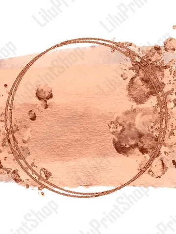 Rose gold Logo Background Png Orange Brush stroke logo png Pink logo design Rose gold confetti logo Digital logo png, Logo Instant download $2.85