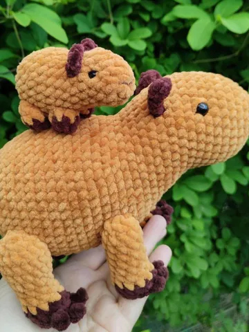 2 in 1 No Sew Capybara Crochet Pattern, Capybara Amigurumi Pattern, Easy Crochet Pattern Capybara, Quick Amigurumi Project, Cute DIY Gift $2.99