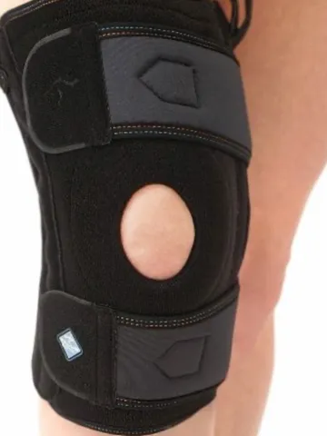 Split knee brace with patellar ring and spring inserts KC-616 $83.00