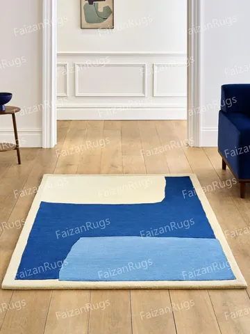 Buy 8x10 Antique Cut-Pile Mustard Color Hand Tufted Rug 100% Wool For Living Room, Bed Room, Kids Room In Any Size 10x14,10x12,9x12,8x10,6x9 $90.00