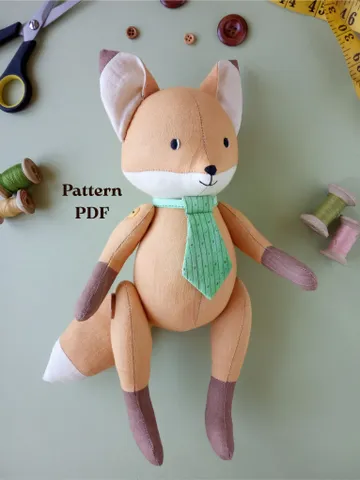 Fox Sewing Pattern $10.90