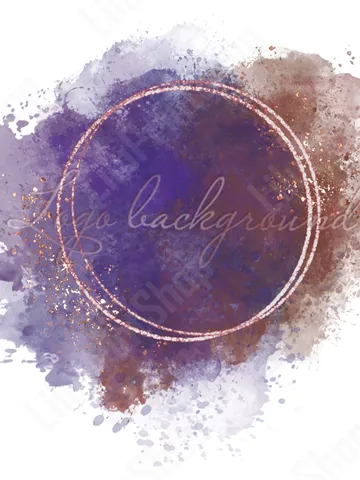 Purple and sepia logo design Png Watercolor logo png Purple, brown and gold Logo Background Purple gold confetti logo Brown gold logo png $2.85