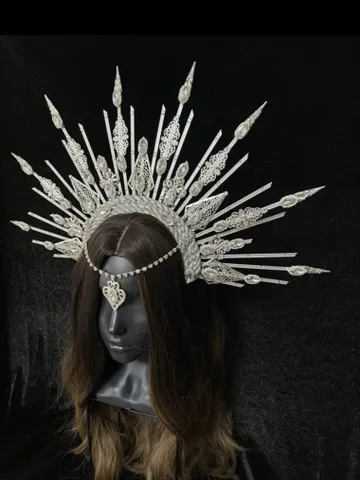 Halo Crown - Sunburst Crown - Embellished Customizable $140.00