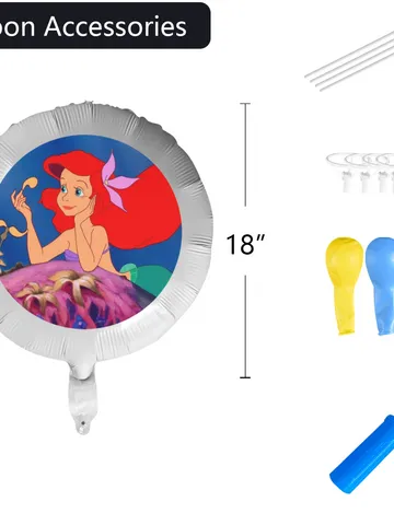 Little Mermaid Foil Balloon $24.00