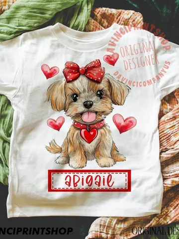 2 files, Puppy Dog Valentines PNG file, valentines for girls png, Kids Valentines png, Girls Valentines sublimation, Girl Sublimation, love $12.50