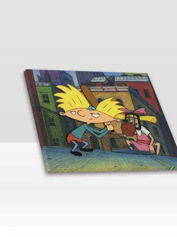 Hey Arnold Frame Canvas Print $24.00
