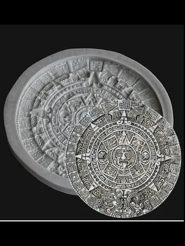 Form for panels and bas-reliefs "Mayan Calendar" silicone Rubberino® $75.80