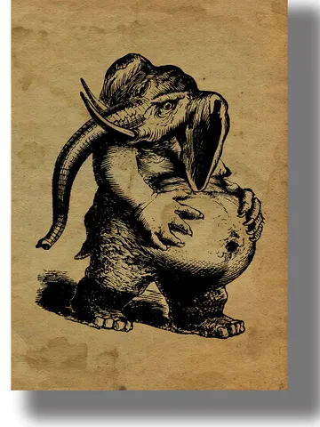 Behemoth - the infernal butler and cupbearer. $21.00