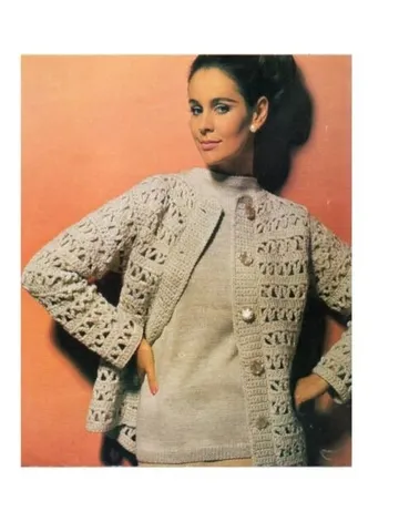 Cardigan crochet, patterns, sweater knitting patterns women ladies cardigan sweater instant download $6.68
