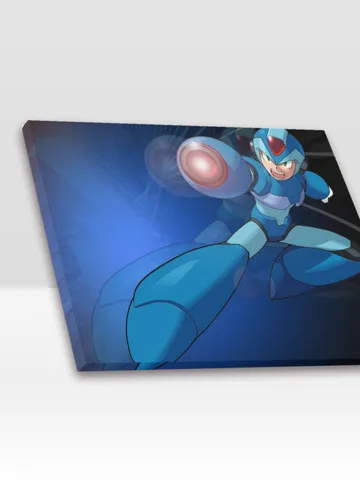 Mega Man Frame Canvas Print $24.00