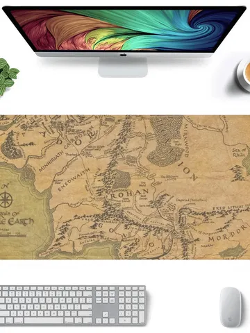 Middle Earth Map Gaming Mousepad $42.00