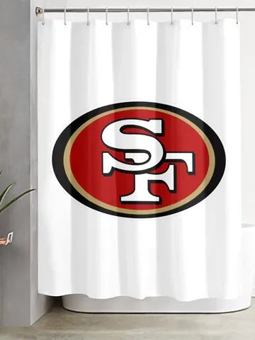 San Francisco 49ers Shower Curtain $48.00