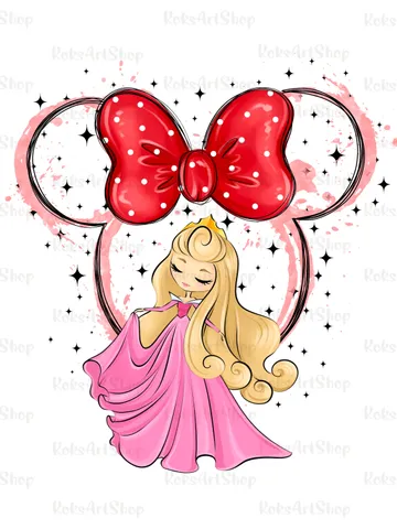 All princess png clipart, watercolor princess Aurora clipart, magic kingdom illustration, Princess T-shirt design, Aurora tshirt design $2.00