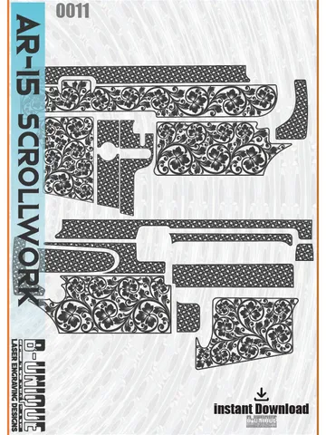 AR-15 Scrollwork
