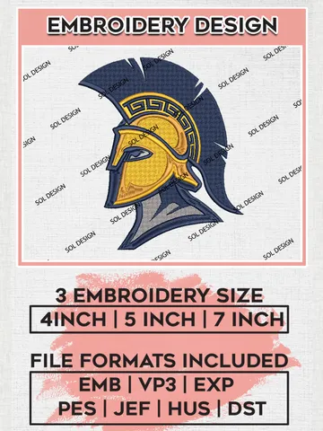 UNC Greensboro Spartans Embroidery Designs, NCAA Logo Machine Embroidery Files, NCAA UNC Greensboro Spartans Logo, NCAA Embroidery Designs, Machine Embroidery Designs, Digital Download $6.99