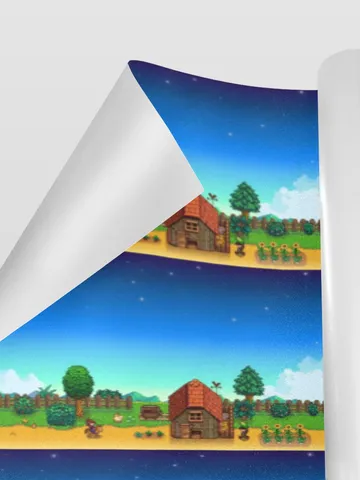 Stardew Valley Gift Wrapping Paper 58"x 23" (1 Roll) $24.97