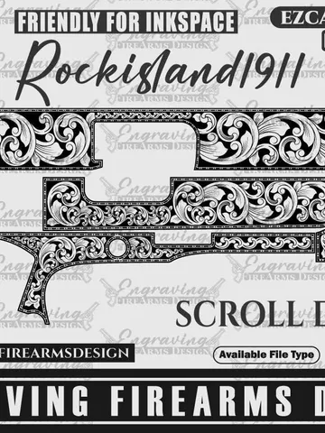 Rockisland1911 Scroll Design | Vector Bundle Design Svg $59.99