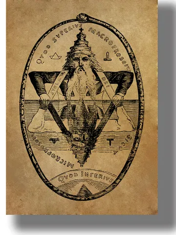 As Above so Below. The Great Symbol of King Solomon by Eliphas Levi. $21.00