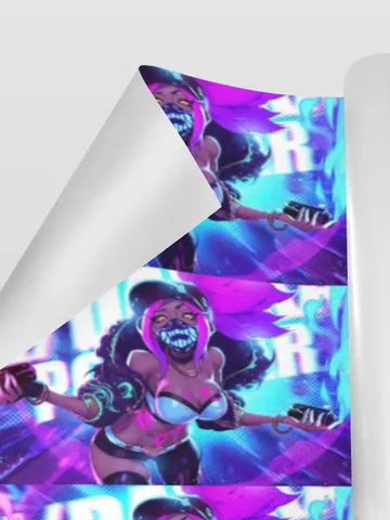Akali League Of Legends Gift Wrapping Paper 58"x 23" (1 Roll) $24.97