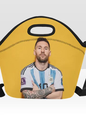Lionel Messi Neoprene Lunch Bag, Lunch Box $36.00