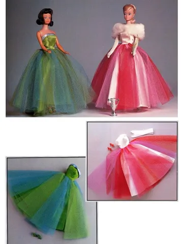 Vintage Barbie Sewing Pattern Senior Prom Campus Sweetheart Wardrobe Clothes for Dolls 11-1/2" Digital Download PDF $1.90