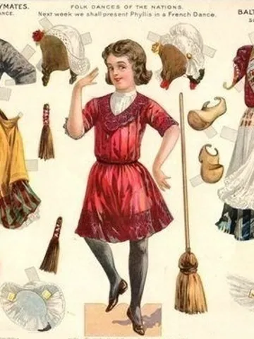 Paper Doll National Dutch Dance Digital Download PDF $1.50