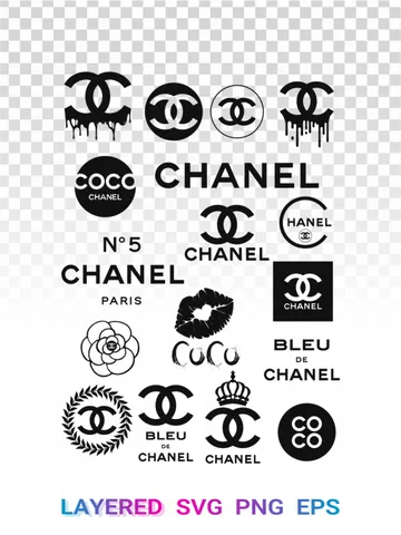 💎 Chanel Logo SVG PNG Clipart Designer Cricut