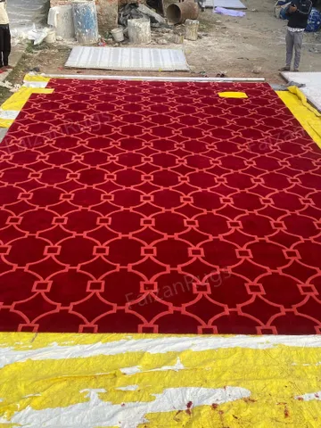 Buy 8x10 Area Red-Shaped Rug | Hand-Tufted 100% Wool Handmade Area Rug | Carpet for Home, Bedroom, Living Room, Kids Room, Custom Rug. $233.00