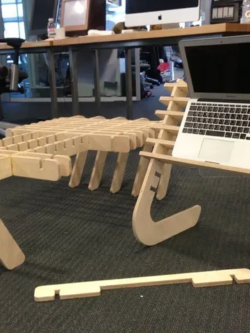 Digital Template Cnc Router Files Cnc Laptop Stand Files for Wood Laser Cut Pattern $7.50