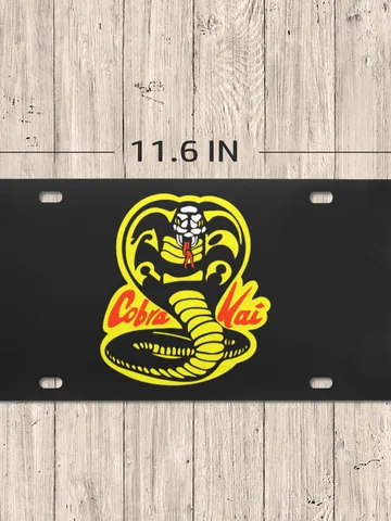 Cobra Kai License Plate $24.97