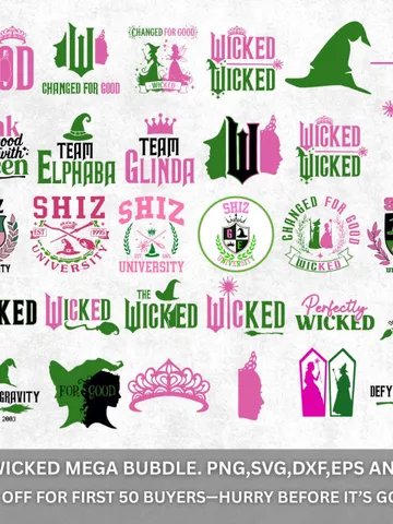 Wicked Movie Svg, Wicked Vintage Emblem Svg, I Have Been Wicked Change For Good Svg, Wicked Png, Wicked Clipart, Instant Download. $2.99