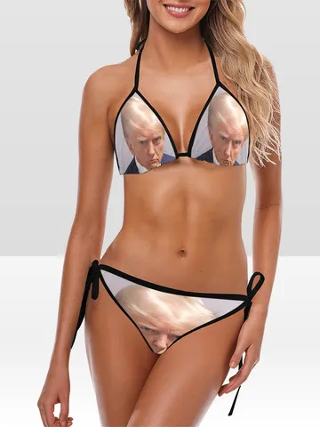 Trump Mugshot Bikini Swimsuit $39.97