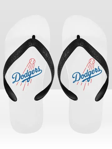 Dodgers Flip Flops $44.00