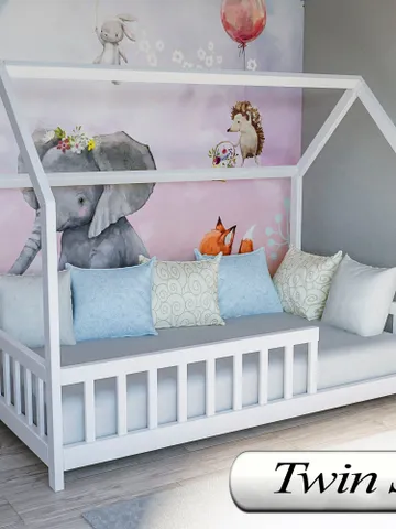 Montessori Bed Plan, Twin Size, DIY, PDF $14.95
