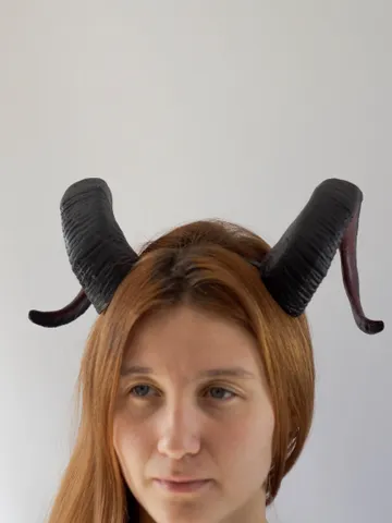 Ram Horns, Horns Headband, Twisted Ram Horns Headpiece for Halloween or Photoshoot, Realistic Fantasy Cosplay Horns $267.95