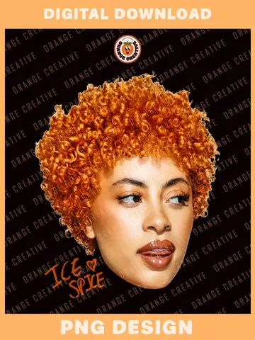 Ice Spice Rapper Bootleg T-shirt PNG, 90s Bootleg Template, Graphic Ice Spice PNG Files, Custom Bootleg Music Tee, 300 Dpi Digital Download